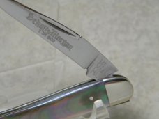 Schatt & Morgan Titusville PA. 2005 Black Lip Mother of Pearl 151116 Mini Toothpick Knife in Box