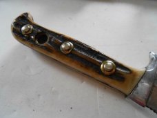Older Puma Skinner Stag Knife & Original Sheath Older Puma Skinner Stag Knife & Original Sheath