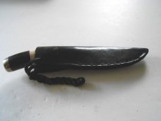 Older Puma Skinner Stag Knife & Original Sheath Older Puma Skinner Stag Knife & Original Sheath