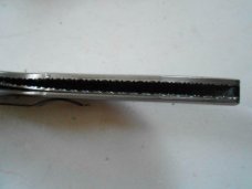 Case XX USA 1965-69 Laminated Wood 6165 SAB - XX Frame - Not Drilled - Folding Hunter Knife