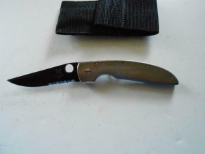 Benchmade USA Large Lockback Knife with a Pouch