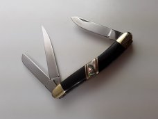 Schrade + USA LTD. Wood Folding Hunter Knife Currier & Ives Schrade + USA LTD. Wood Folding Hunter Knife Currier & Ives