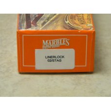 Marbles M.S.A. Co. 02 Gladstone, Mich USA Stag Linerlock Copperhead Knife in Box c.2002