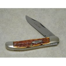 Marbles M.S.A. Co. 02 Gladstone, Mich USA Orange Jig Bone Linerlock Copperhead Knife in Box c.2002 Marbles M.S.A. Co. 02 Gladstone, Mich USA Orange Jig Bone Linerlock Copperhead Knife in Box c.2002