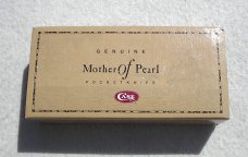 CASE XX USA PEANUT 8220 GENUINE MOTHER OF PEARL KNIFE WITH ORIGINAL BOX AND SLEEVE