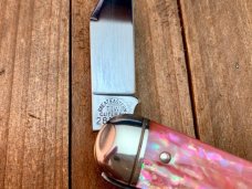 Northfield French Cate, Pattern 28, Handles are Pink Awabi, Very Few Made Northfield French Cate, Pattern 28, Handles are Pink Awabi, Very Few Made