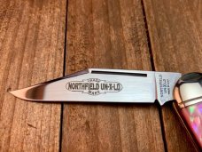 Northfield French Cate, Pattern 28, Handles are Pink Awabi, Very Few Made Northfield French Cate, Pattern 28, Handles are Pink Awabi, Very Few Made