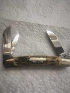 Case XX USA 2007 Stag 53090 SS Red Shield Cigar Stockman Knife
