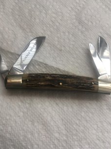 Case XX USA 2007 Stag 53090 SS Red Shield Cigar Stockman Knife