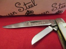 Queen Steel Pearl Small Stockman Pattern # 54 Queen Steel Pearl Small Stockman Pattern # 54