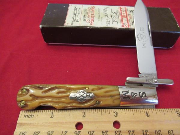 Schatt & Morgan File & Wire Worm Grove Honey Bone Pattern # 04121L  ATS34