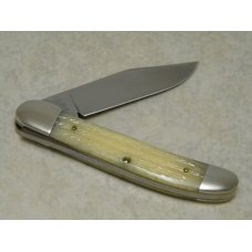 Marbles M.S.A. Co. 02 Gladstone, Mich USA White Jig Bone Linerlock Copperhead Knife in Box c.2002 Marbles M.S.A. Co. 02 Gladstone, Mich USA White Jig Bone Linerlock Copperhead Knife in Box c.2002