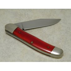 Marbles M.S.A. Co. 02 Gladstone, Mich USA Smooth Red Bone Linerlock Copperhead Knife in Box c.2002 Marbles M.S.A. Co. 02 Gladstone, Mich USA Smooth Red Bone Linerlock Copperhead Knife in Box c.2002