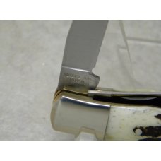 Browning Japan Model 531 Bone Stag Pocket Knife with Clip, Pen and Scissors in Box Browning Japan Model 531 Bone Stag Pocket Knife with Clip, Pen and Scissors in Box