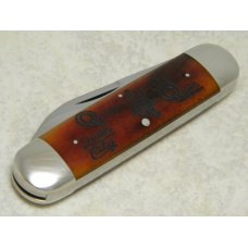 Queen Cutlery Co. Dan Burke Bone #65 Tang Stamp Series Baby Sunfish Elephant Toe Knife in Box