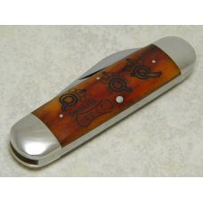 Queen Cutlery Co. Dan Burke Bone #65 Tang Stamp Series Baby Sunfish Elephant Toe Knife in Box