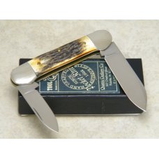 Queen Titusville PA USA #64 Stag "2014 Wolverine Knife Collectors Club" Canoe Knife in Box - 1 of 50 Queen Titusville PA USA #64 Stag "2014 Wolverine Knife Collectors Club" Canoe Knife in Box - 1 of 50