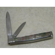 Queen Cutlery Co. Dan Burke BG42 Black Lip Pearl Serpentine Doctors Knife in Box Queen Cutlery Co. Dan Burke BG42 Black Lip Pearl Serpentine Doctors Knife in Box