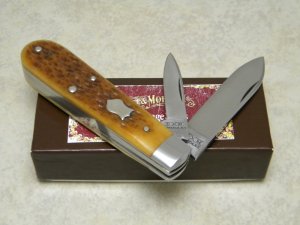 Schatt & Morgan Gowanda NY Heritage Series Stag Bone No. 1196 Jack Knife in Box c.2011