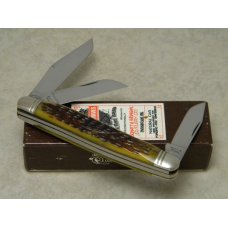 Schatt & Morgan Series IX Keystone Series #9 Worm Groove Green Bone 043109 Stockman Knife in Box Schatt & Morgan Series IX Keystone Series #9 Worm Groove Green Bone 043109 Stockman Knife in Box