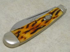John Primble Belknap HDW & MFG Co. 5722 Green Bone Blue Grass Barlow Knife - c.1950's John Primble Belknap HDW & MFG Co. 5722 Green Bone Blue Grass Barlow Knife - c.1950's