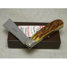 Schatt & Morgan Titusville PA. 2009 Series 4-V Worm Groove Bone 04161C Cotton Sampler Knife in Box Schatt & Morgan Titusville PA. 2009 Series 4-V Worm Groove Bone 04161C Cotton Sampler Knife in Box