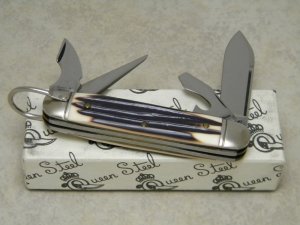 Schatt & Morgan Titusville, PA USA Winterbottom Bone Scout Camp Utility Knife in Box c.1993