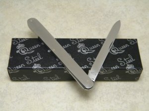 Queen Cut. Co. Titusville PA USA #53 Stainless Steel Melon Tester Knife in Box