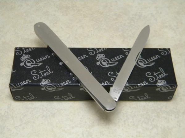 Queen Cut. Co. Titusville PA USA #53 Stainless Steel Melon Tester Knife in Box Queen Cut. Co. Titusville PA USA #53 Stainless Steel Melon Tester Knife in Box