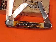 Vintage Parker Alabama USA Stockman Pocket Knife w/ Great Stag Handles - NOS -Loose Knife Vintage Parker Alabama USA Stockman Pocket Knife w/ Great Stag Handles - NOS -Loose Knife