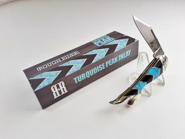 Turquoise Peak Series Ladies Small Leg Knife  RR1575