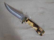 SCHRADE USA 153UH Uncle Henry Golden Spike Fixed Blade Knife & Leather Sheath SCHRADE USA 153UH Uncle Henry Golden Spike Fixed Blade Knife & Leather Sheath