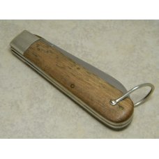 Case XX USA 4 Dot (1976) Walnut Wood 12031L Electricians Knife Case XX USA 4 Dot (1976) Walnut Wood 12031L Electricians Knife