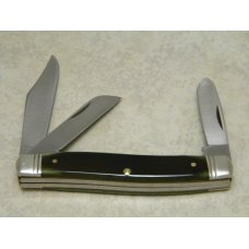 Heritage Schrade + NY USA Green Bone Everlastingly Sharp 8801 Stockman Knife c.1983 Heritage Schrade + NY USA Green Bone Everlastingly Sharp 8801 Stockman Knife c.1983