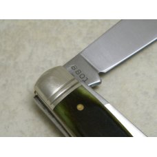 Heritage Schrade + NY USA Green Bone Everlastingly Sharp 8801 Stockman Knife c.1983 Heritage Schrade + NY USA Green Bone Everlastingly Sharp 8801 Stockman Knife c.1983