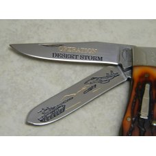 Remington Bullet 1991 R1178 Delrin "Operation Desert Storm" Mini Trapper Knife in Box