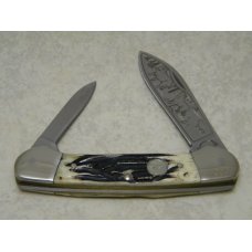 Remington USA Genuine Stag 2004 Wildlife Series Canoe Knife in Box