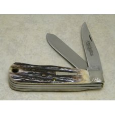 Remington Bullet 1994 R1176 Genuine Stag Baby Bullet Trapper Knife in Box Remington Bullet 1994 R1176 Genuine Stag Baby Bullet Trapper Knife in Box
