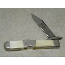 Remington USA Cartridge Series Bone R1373 Swing Guard Lockback Knife 2006 ATA Grand American in Box