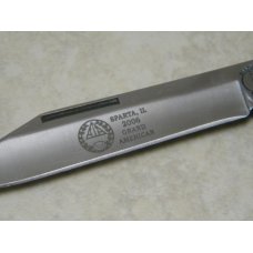 Remington USA Cartridge Series Bone R1373 Swing Guard Lockback Knife 2006 ATA Grand American in Box