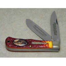 Remington USA Delrin 20th Anniversary 1982-2002 Bullet Poster Jumbo Trapper Knife in Box