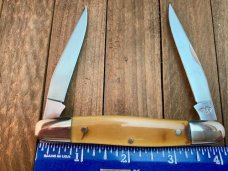 Canal Street NKCA Club Knife Oiled Rams Horn Handle Muskrat Canal Street NKCA Club Knife Oiled Rams Horn Handle Muskrat