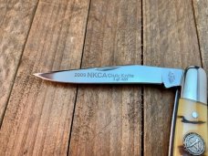 Canal Street NKCA Club Knife Oiled Rams Horn Handle Muskrat Canal Street NKCA Club Knife Oiled Rams Horn Handle Muskrat