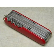 Victorinox Switzerland Stainless Rostfrei Red Champion Officier Suisse Swiss Army Knife set in Box