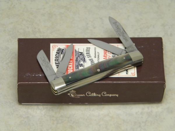 Schatt & Morgan Keystone Series XVII Black Pearl 154230 Small Congress Knife in Box c.2007 Schatt & Morgan Keystone Series XVII Black Pearl 154230 Small Congress Knife in Box c.2007