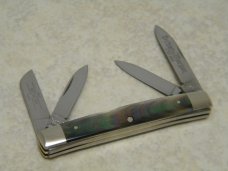 Schatt & Morgan Keystone Series XVII Black Pearl 154230 Small Congress Knife in Box c.2007 Schatt & Morgan Keystone Series XVII Black Pearl 154230 Small Congress Knife in Box c.2007
