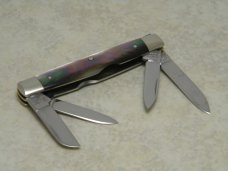 Schatt & Morgan Keystone Series XVII Black Pearl 154230 Small Congress Knife in Box c.2007 Schatt & Morgan Keystone Series XVII Black Pearl 154230 Small Congress Knife in Box c.2007