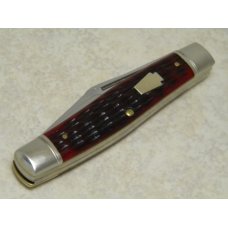 Schatt & Morgan Keystone Series XVII Red Bone 043155 Medium Stockman Knife in Box c.2007 Schatt & Morgan Keystone Series XVII Red Bone 043155 Medium Stockman Knife in Box c.2007