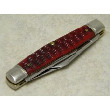 Schatt & Morgan Keystone Series XVII Red Bone 043155 Medium Stockman Knife in Box c.2007 Schatt & Morgan Keystone Series XVII Red Bone 043155 Medium Stockman Knife in Box c.2007