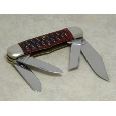 Schatt & Morgan Keystone Series XVII Red Bone 044163 Railsplitter Stockman Knife in Box c.2007 Schatt & Morgan Keystone Series XVII Red Bone 044163 Railsplitter Stockman Knife in Box c.2007